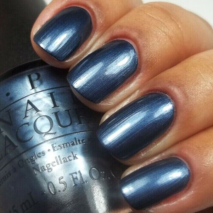 OPI 7th Inning Strrretch Blue Shimmer Nail Polish