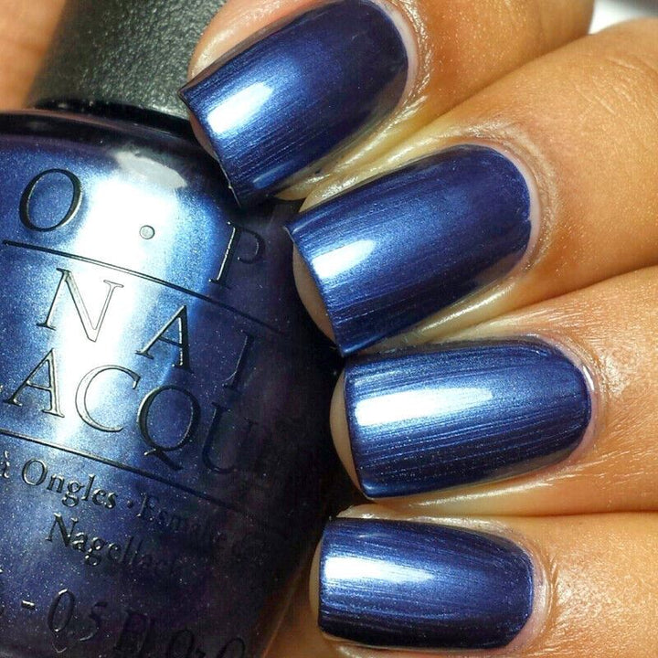 OPI 7th Inning Strrretch Blue Shimmer Nail Polish