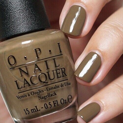 OPI A-Taupe The Space Needle Brown Creme Nail Polish from the OPI Touring America Collection 2011. OPI Item Product Code NLT24