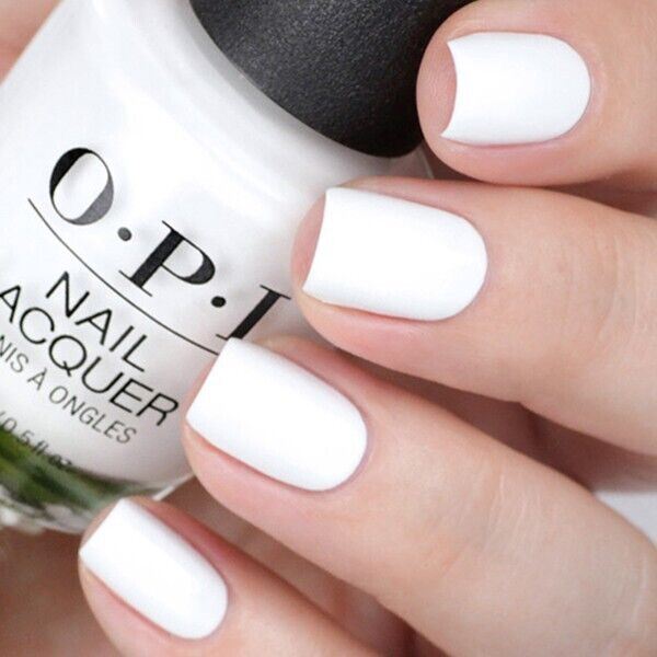 OPI Nail Polish in Alpine Snow, Plain Basic White Creme