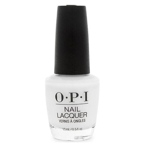 OPI Alpine Snow, Plain Opaque White Creme Nail Polish. OPI Item Product Code NLL00