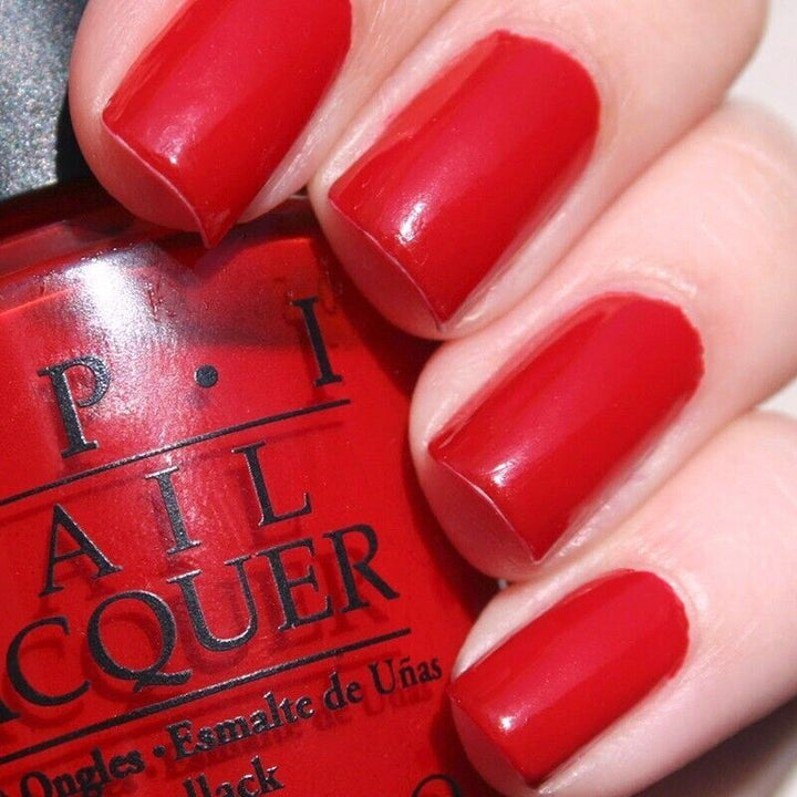 OPI Big Apple Red Classic Red Creme Nail Polish from OPI Nail Lacquer. OPI Item Product Code NLN25