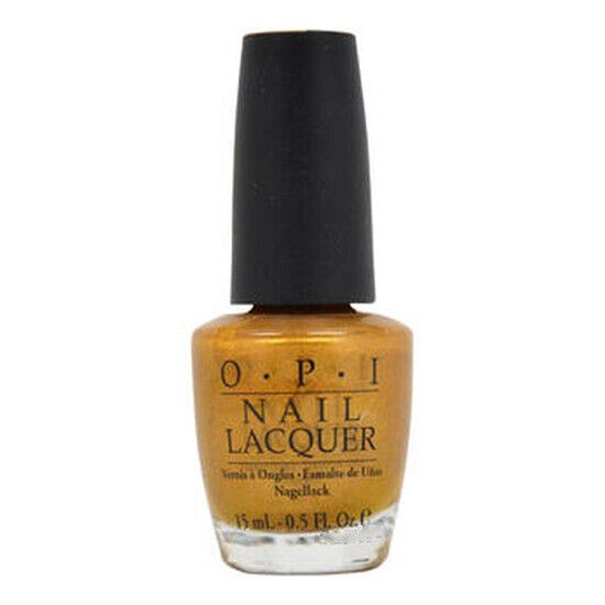 OPI Bling Dynasty Dark Gold Shimmer Nail Polish from the OPI Hong Kong Collection. OPI Product Code NLH41