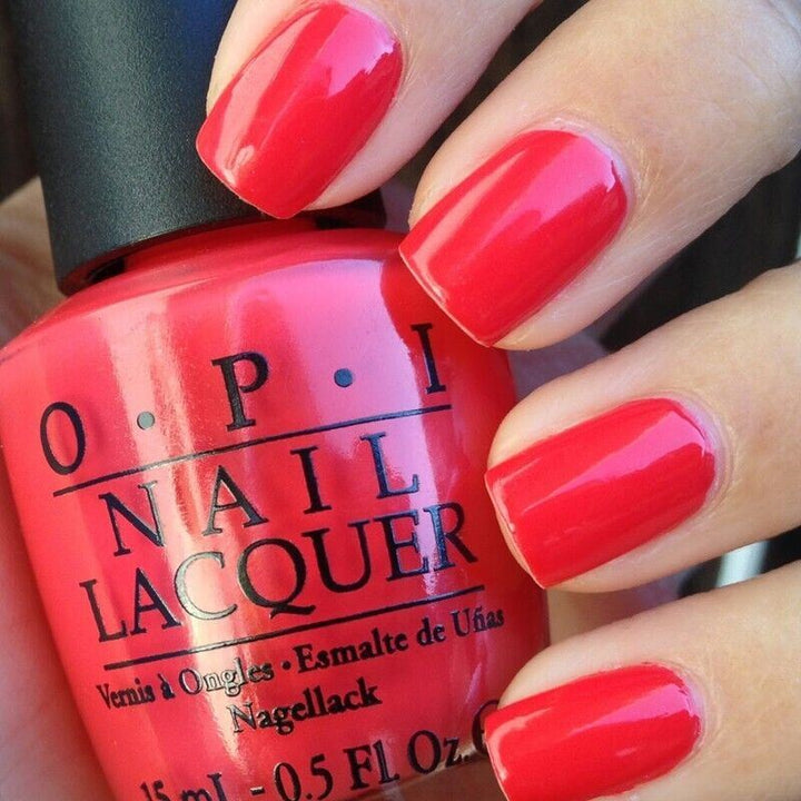 OPI Cajun Shrimp Coral Red Creme Nail Polish