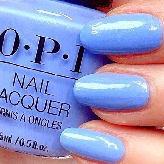 OPI Can't CTRL Me Blue Shimmer Nail Polish from the OPI x XBOX Collection