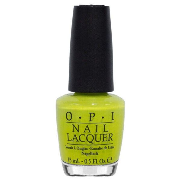 OPI Did It On 'Em Chartreuse Yellow Green Creme Nail Polish from the OPI x Nicki Minaj Collaboration. OPI Item Product Code NLN13