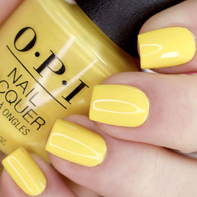 OPI Don't Tell a Sol Yellow Creme Nail Polish from the OPI Mexico City Collection. OPI Item Product Code NLM85