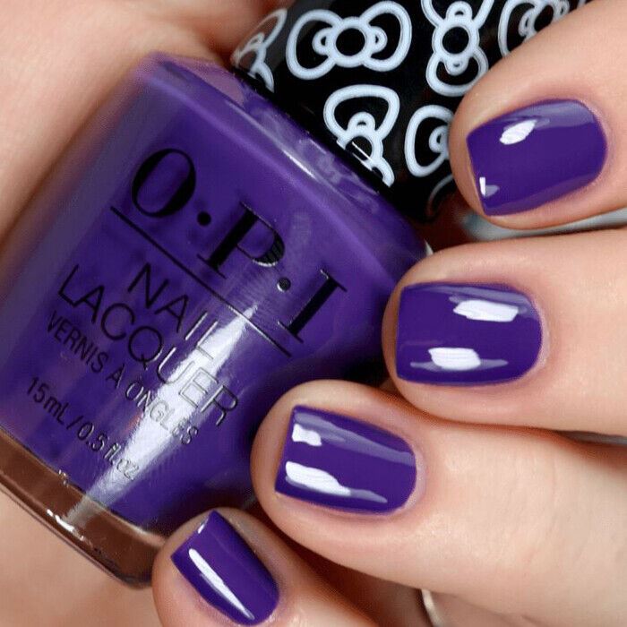 OPI Hello Pretty Purple Nail Polish from the OPI x Hello Kitty Collection