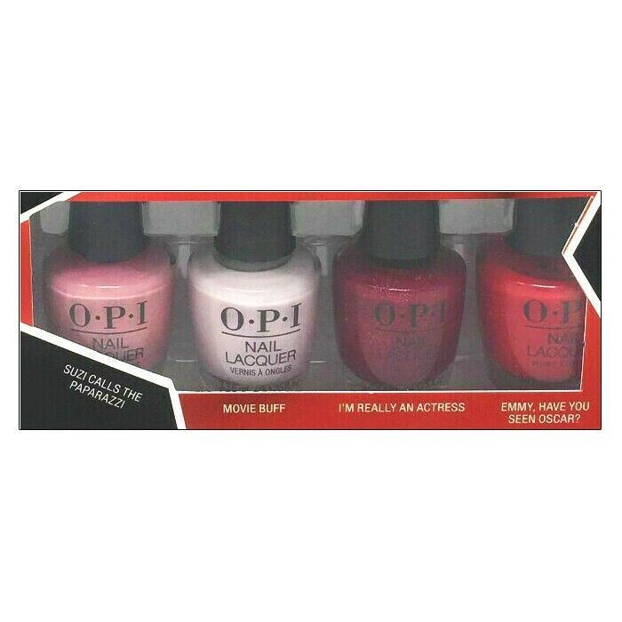 OPI Hollywood Collection Mini Boxed Set of 4 x 3.75ml Nail Polishes