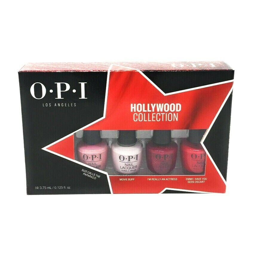 OPI Hollywood Collection Mini Boxed Set of 4 x 3.75ml Nail Polishes