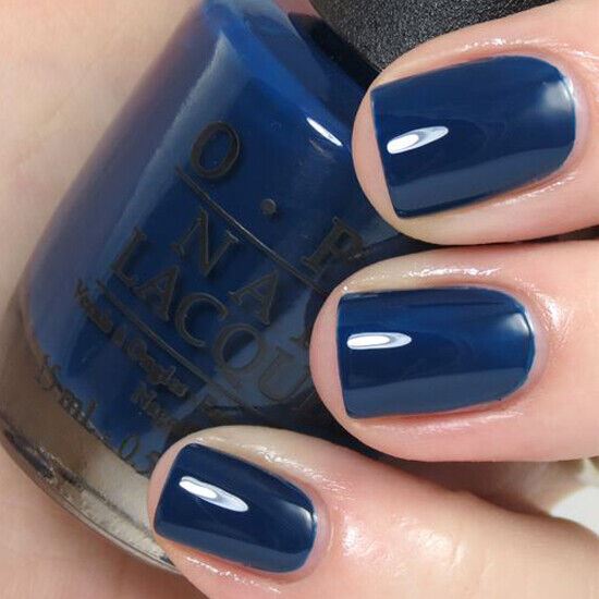 OPI I Saw You Saw We Saw Warsaw Dark Blue Nail Polish