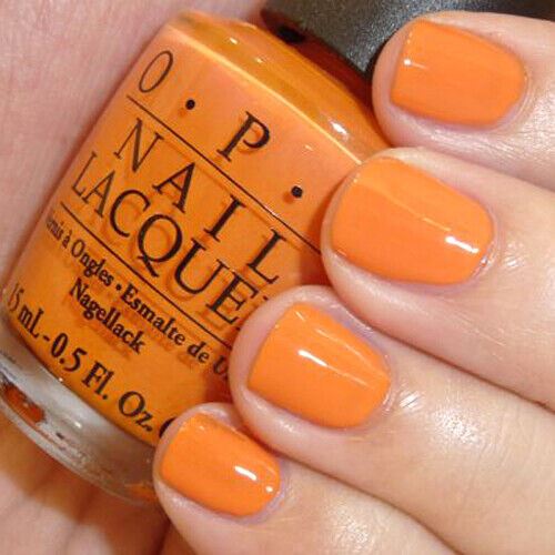OPI In My Back Pocket Orange Nail Polish from the OPI x Paige Premium Denim 2009 Collection. OPI Item Product Code NLB88