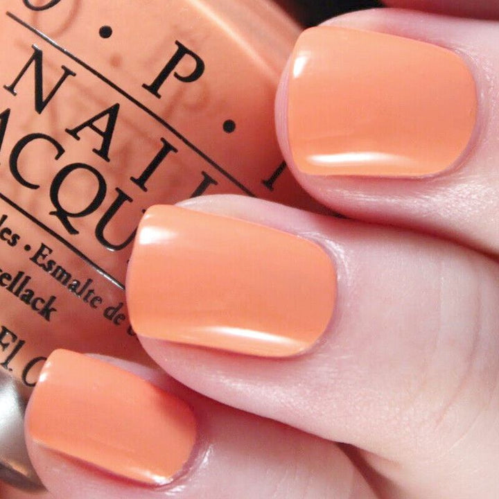 OPI Is Mai Tai Crooked? Orange Creme Nail Polish from the OPI Hawaii Collection. OPI Item Product Code NLH68