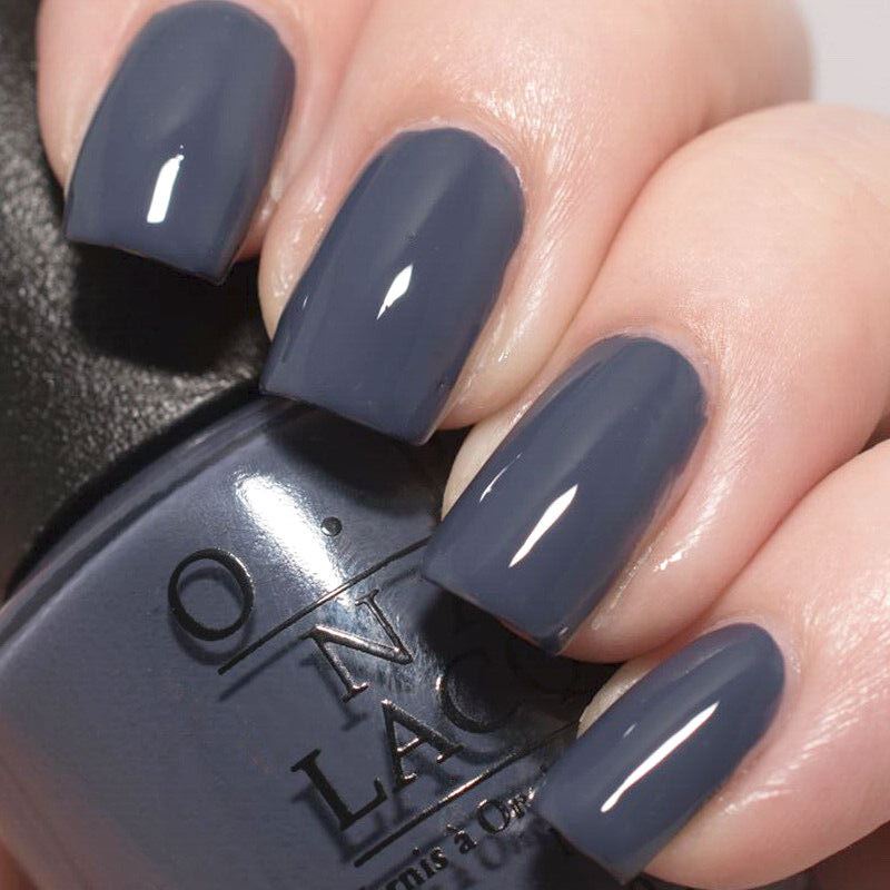OPI Less Is Norse Creme Grey Blue Nail Polish from the OPI Iceland Collection. OPI Item Product Code NLI59