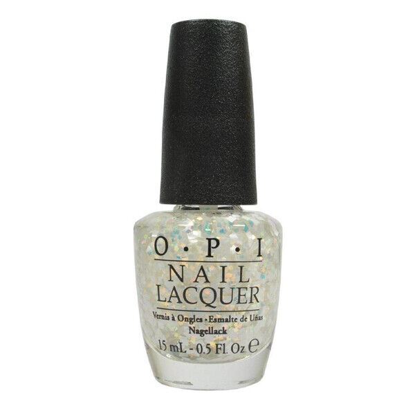 OPI Lights Of Emerald City Iridescent Square Glitter Nail Polish Top Coat from the Oz The Great and Powerful Collection. OPI Item Product Code NLT56