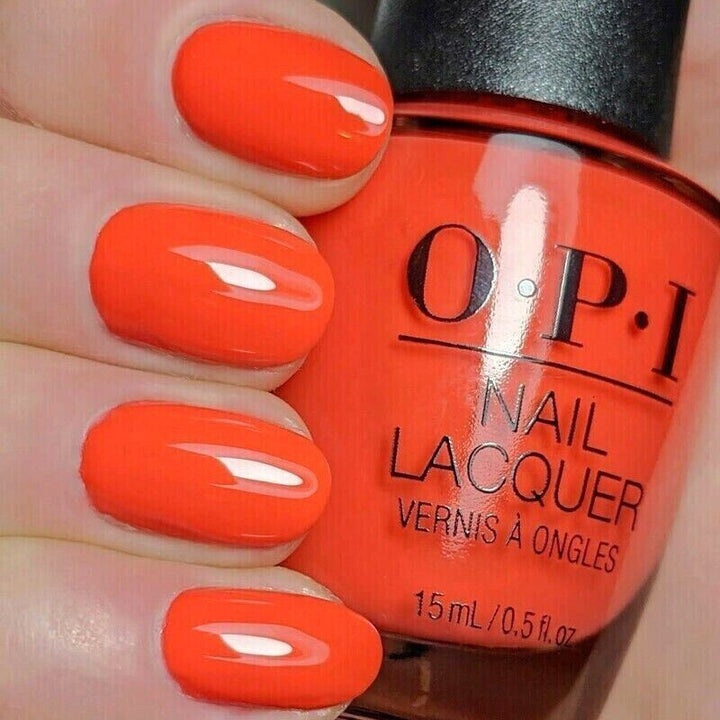 OPI Livin' On The Bula-Vard! Orange Creme Nail Polish from the OPI Fiji Collection