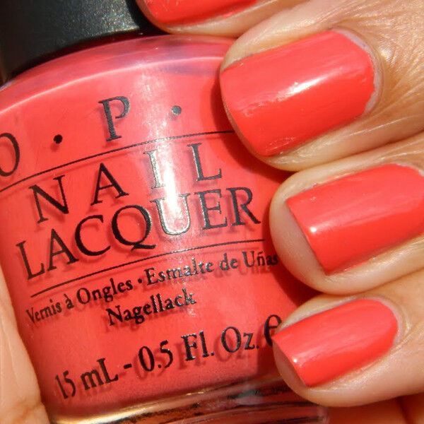 OPI Lunch At The Delhi Coral Creme Nail Polish from the OPI India Collection