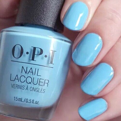 OPI Mali-Blue Shore Blue Creme Nail Polish from the OPI Malibu Collection