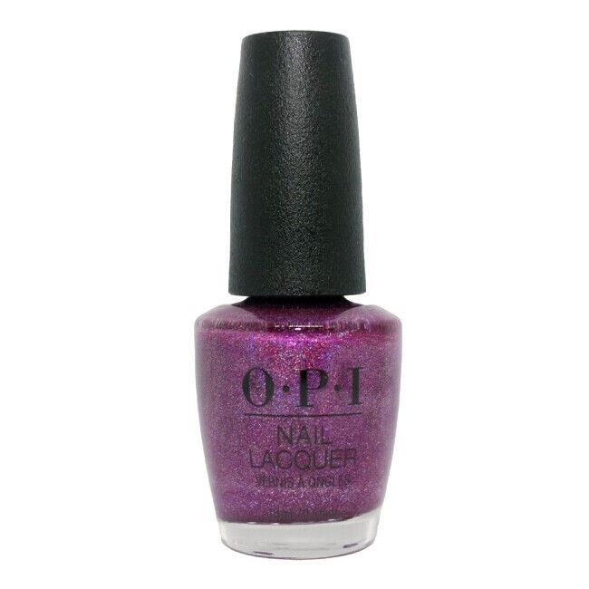 OPI My Color Wheel Is Spinning Purple Holographic Holo Shimmer Nail Polish. OPI Item Product Code HRN08