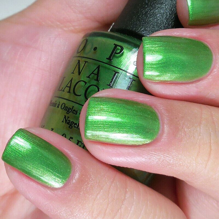 OPI  My Gecko Does Tricks Green Nail Polish from the OPI Hawaii Collection. OPI Product Code NLH66 