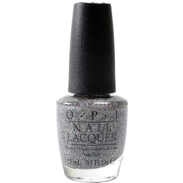 OPI My Voice Is A Little Norse Holographic Glitter Grey Nail Polish from the OPI Nordic Collection