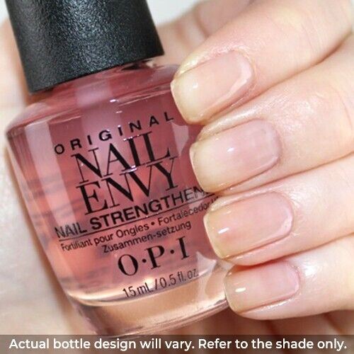 OPI Nail Envy Strength + Color Nail Strengthener Nail Polish Treatment in Pink to Envy 15ml Boxed