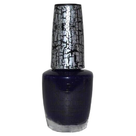 OPI Navy Shatter Nail Polish Crackle Effect Top Coat Lacquer