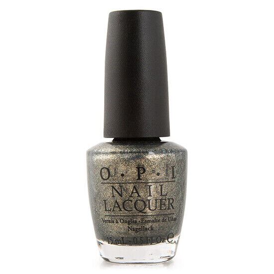 OPI Number One Nemesis Green Grey Shimmer Nail Polish from the OPI Spider-Man Collection. OPI Item Product Code NLM38
