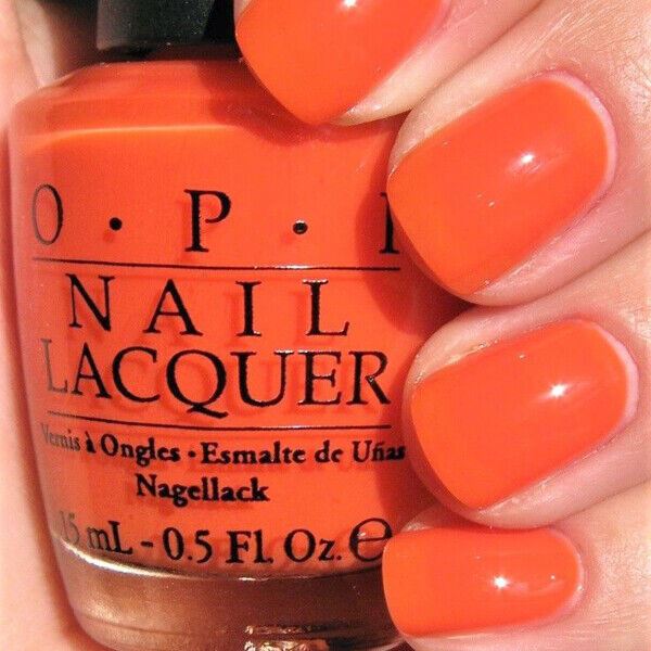 OPI On The Same Paige Orange Nail Polish from the Brights 2009 Collection. OPI Item Product Code NLB84