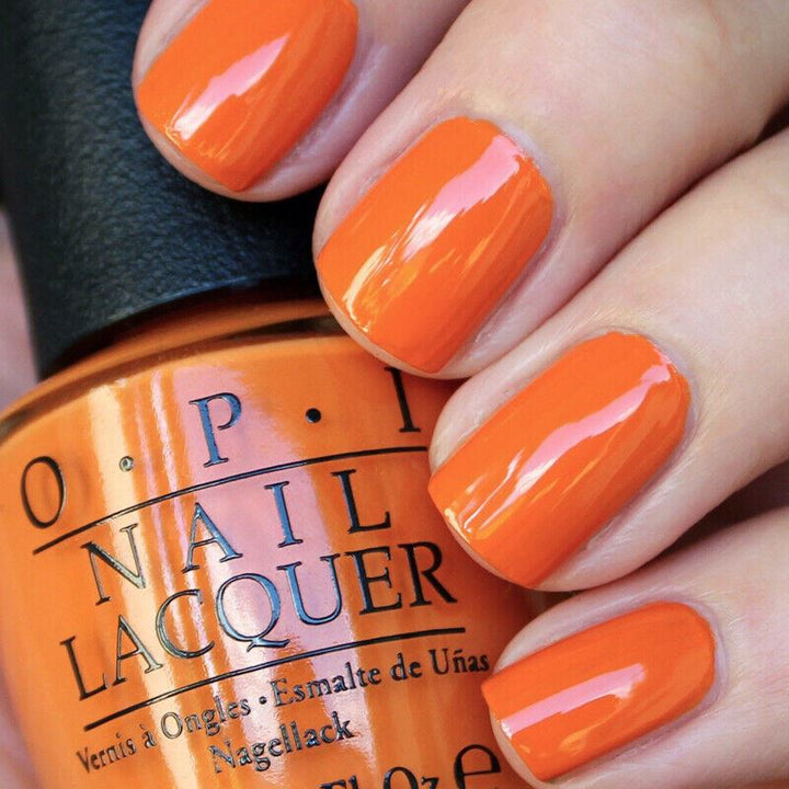 OPI Orange You Stylish Orange Creme Nail Polish From the OPI Coca Cola Collection. OPI Product Code NLC33