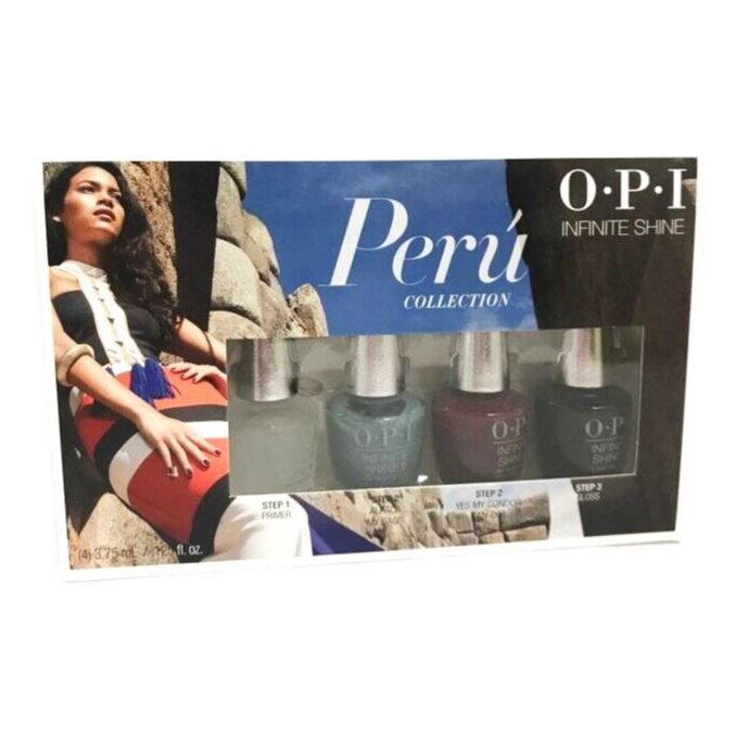 OPI Peru Collection ISDP1 Infinite Shine Mini Gift Set 4 x 3.75ml