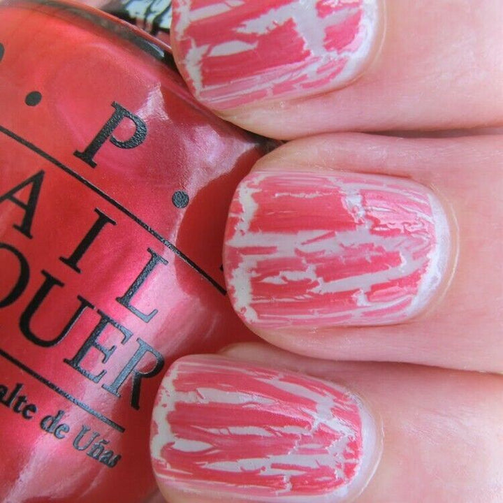 OPI Pink Shatter Crackle Effect Top Coat Nail Polish