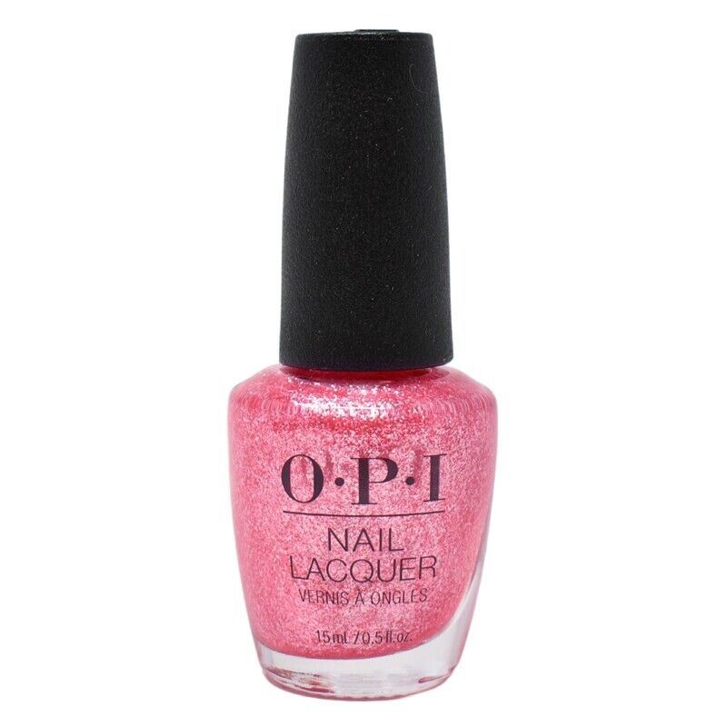 OPI Pixel Dust Pink Shimmer Sparkle Nail Polish from the OPI x XBOX Collection