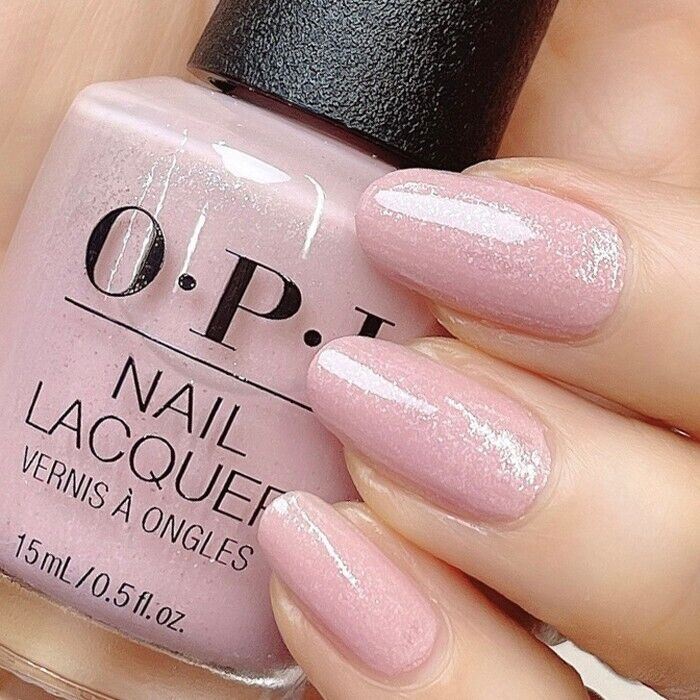 OPI Quest For Quartz Rose Quartz Pink Shimmer Nail Polish from the OPI x XBOX Collection