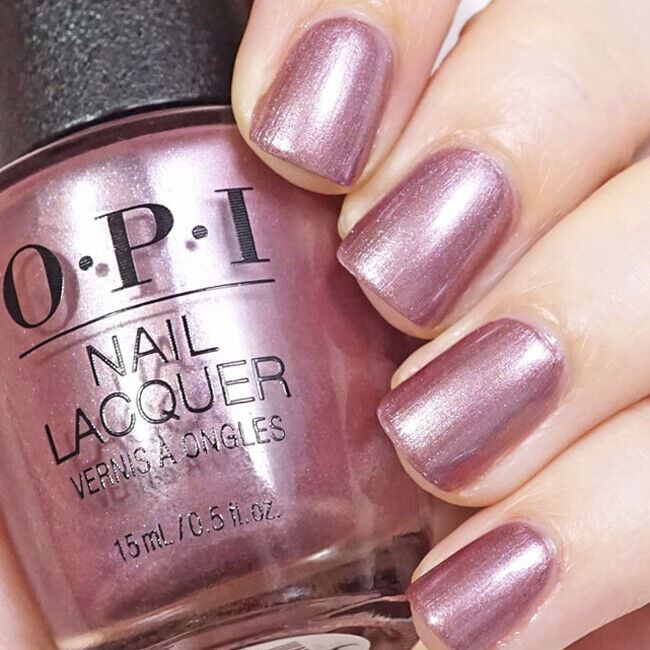 OPI Reykjavik Has All the Hot Spots Mauve Pearl Nail Polish from the OPI Iceland Collection