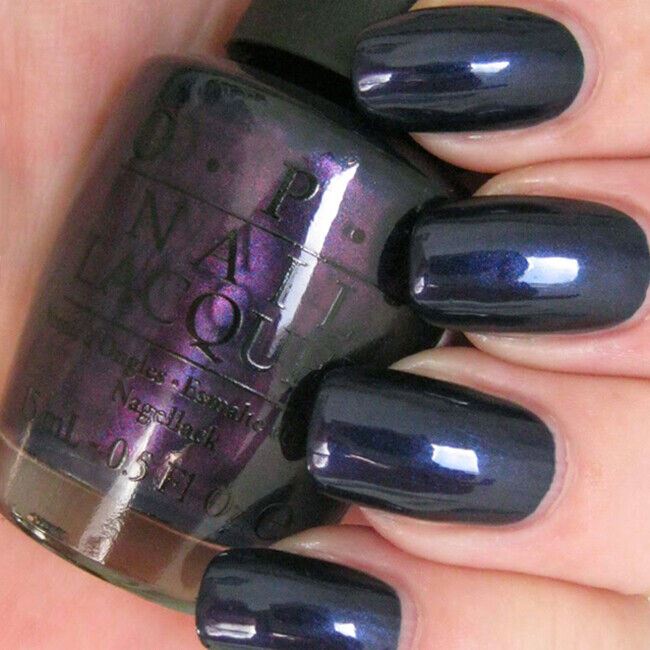 OPI Russian Navy Dark Blue Shimmer Nail Polish