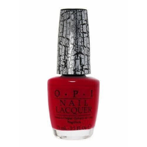 OPI Red Shatter Crackle Effect Nail Polish Top Coat