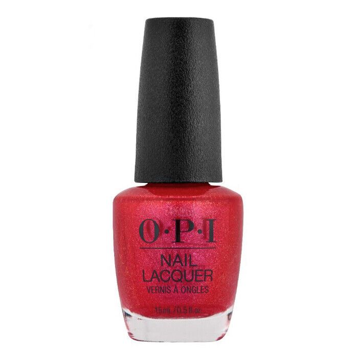 OPI Strawberry Waves Forever Iridescent Pink Shimmer Nail Polish from the OPI Malibu Collection. OPI Item Product Code NLN84