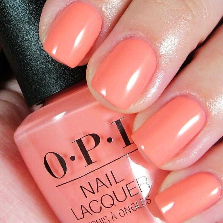 OPI Suzi Is My Avatar Coral Orange Creme Nail Polish from the OPI x XBOX Collection