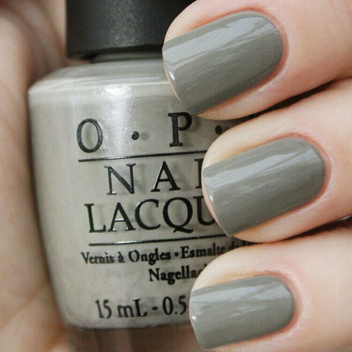 OPI Suzi Takes The Wheel Grey Creme Nail Polish from the OPI Touring America Collection 2011