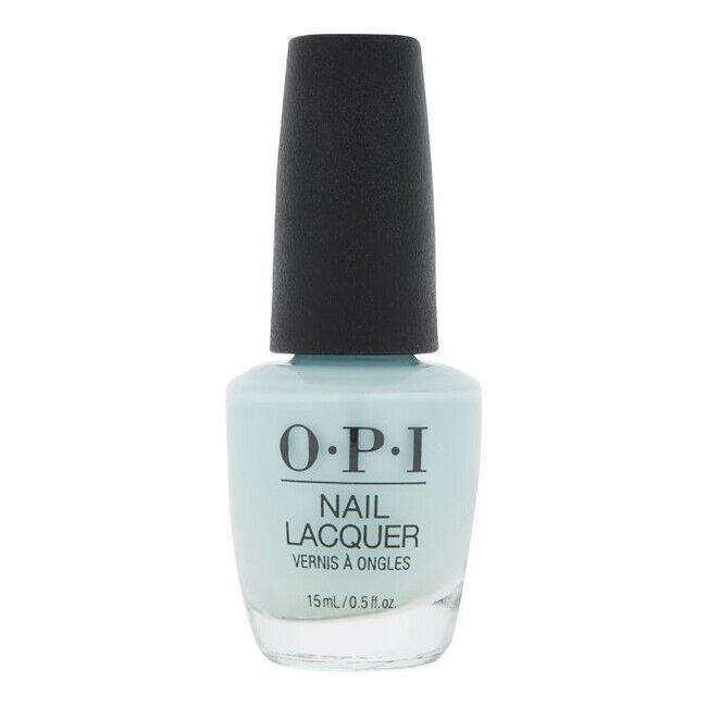 OPI Suzi Without A Paddle Light Pale Blue Pastel Creme Nail Polish from the OPI Fiji Collection. OPI Item Product Code NLF88