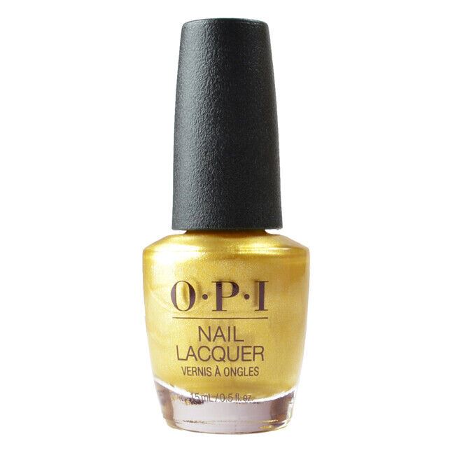 OPI Suzi's Slinging Mezcal Gold Metallic Nail Polish from the OPI Mexico City Collection. OPI Item Product Code NLM86