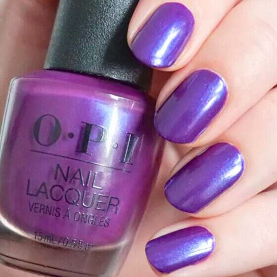 OPI The Sound Of Vibrance Purple Shimmer Nail Polish from the OPI Malibu Collection