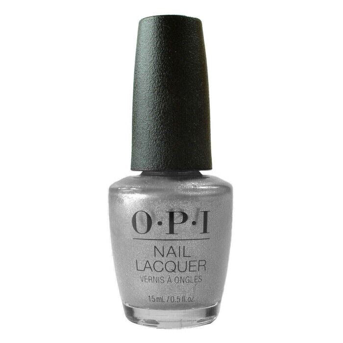 OPI Tinsel, Tinsel Little Star Silver Shimmer Nail Polish from the OPI Shine Bright Holiday Collection. OPI Item Product Code HRM10