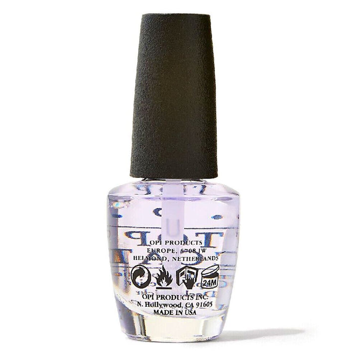 OPI Top Coat Clear Transparent Nail Polish Lacquer (Back) 15ml. OPI Item Product Code NTT30