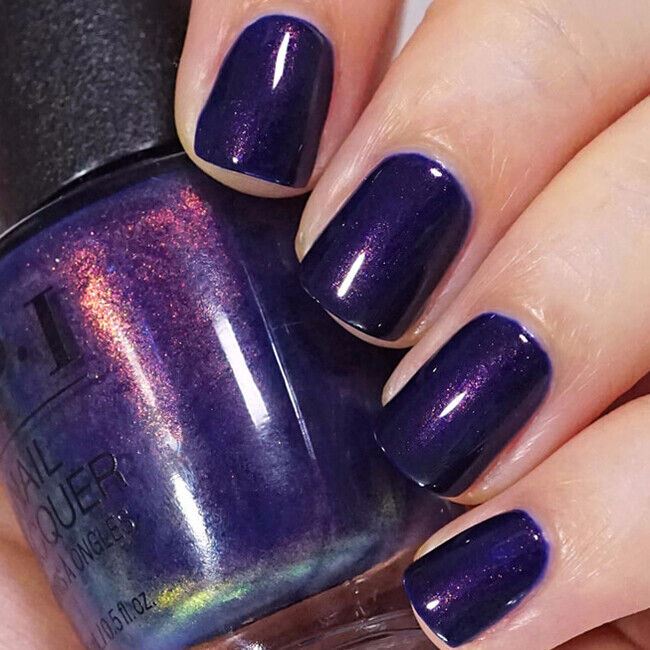 OPI Turn On The Northern Lights! Purple Shimmer Nail Polish from the OPI Iceland Collection 2017