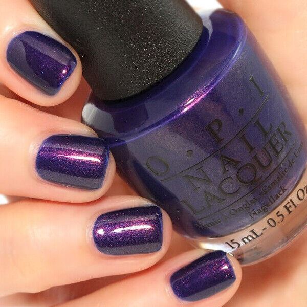 OPI Turn On The Northern Lights! Purple Shimmer Nail Polish from the OPI Iceland Collection 2017