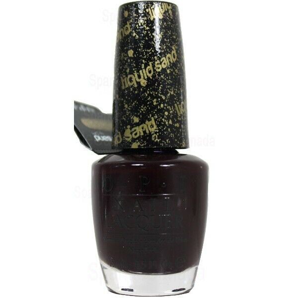 OPI Vesper Dark Purple Liquid Sand Textured Nail Polish from the OPI Bond Girls Collection