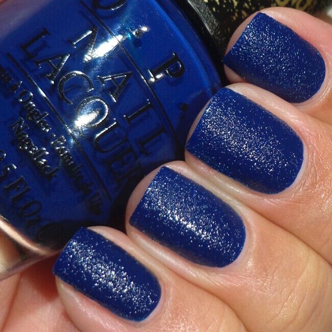 OPI Wharf! Wharf! Wharf! Blue Liquid Sand Nail Polish from the OPI San Francisco Collection. OPI item Product Code NLF66