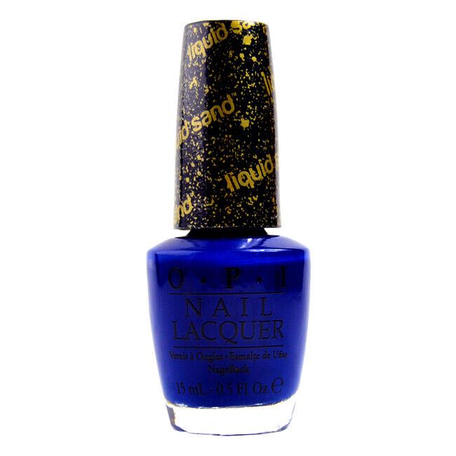 OPI Wharf! Wharf! Wharf! Blue Liquid Sand Nail Polish